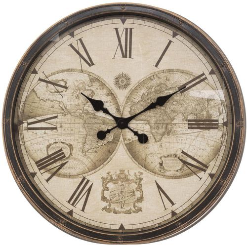 Horloge monde Tomy D76 en plastique - 3S. x Home - Modalova
