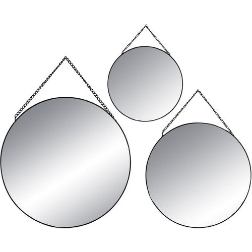 Lot de 3 miroirs ronds en métal - 3S. x Home - Modalova