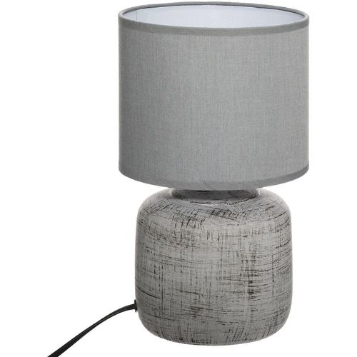 Lampe Céramique Gris H 18,5 Salta - 3S. x Home - Modalova