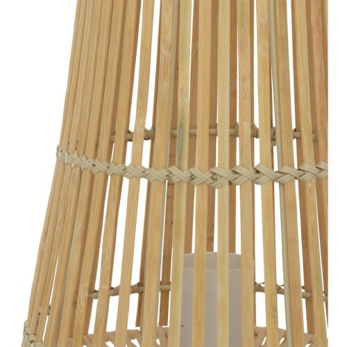 Lampe à poser en Bambou Mahe Naturel H38 - 3S. x Home - Modalova