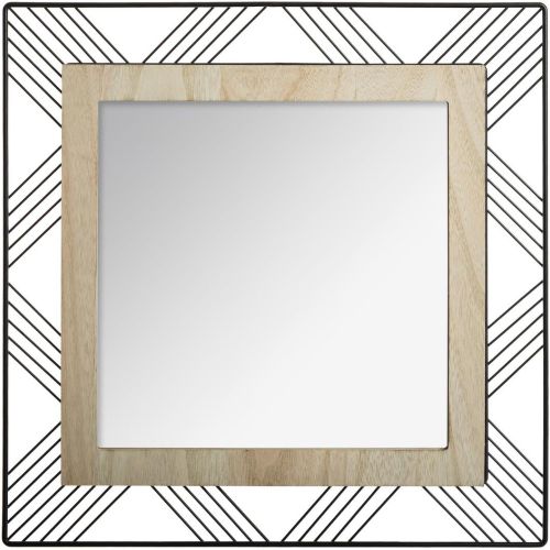Miroir Joe métal noir - 3S. x Home - Modalova