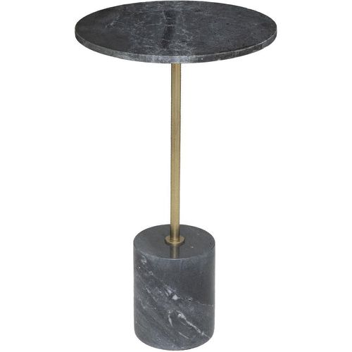 Table d'appoint Ilian, marbre et métal, gris - 3S. x Home - Modalova