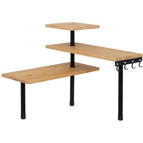 Étagère d'angle 3 niveaux beige - 3S. x Home - Modalova