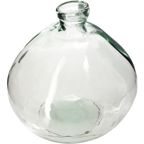 Vase rond verre recyclé transparent D33 - 3S. x Home - Modalova