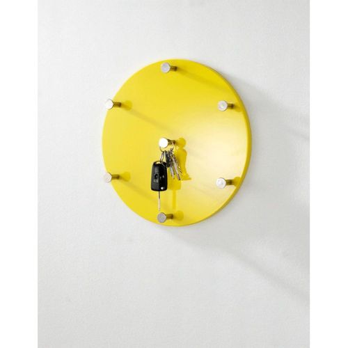 Garderobe murale ronde 7 crochets acier chromé - 3S. x Home - Modalova