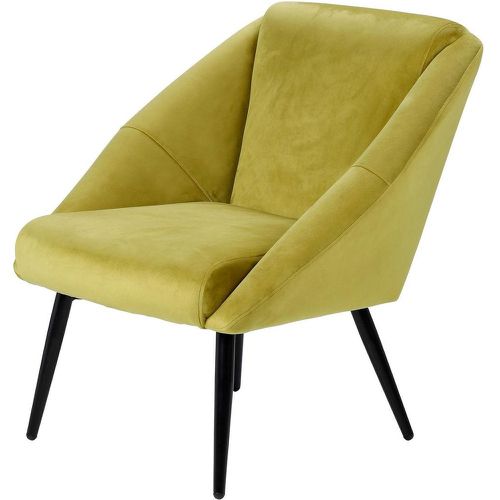 Fauteuil velours ocre - 3S. x Home - Modalova