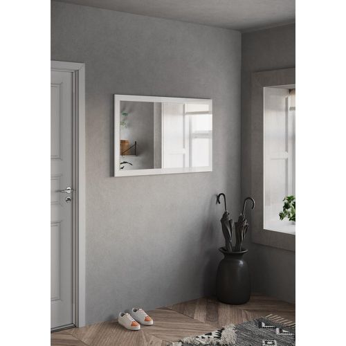 Miroir Ferrare à fixer cadre coloris blanc laqué brillant. L72x 118H - 3S. x Home - Modalova