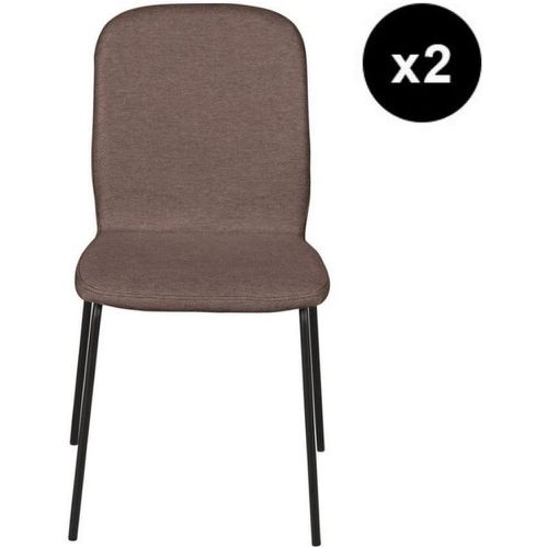 Lot de 2 chaises Ombre SENSE marron - 3S. x Home - Modalova