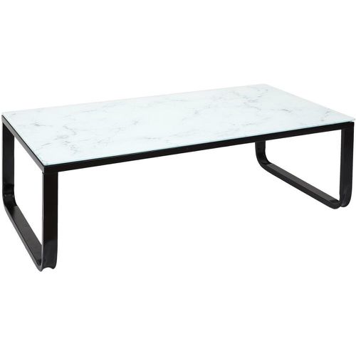 Table Basse En Verre Marble Blanc - 3S. x Home - Modalova