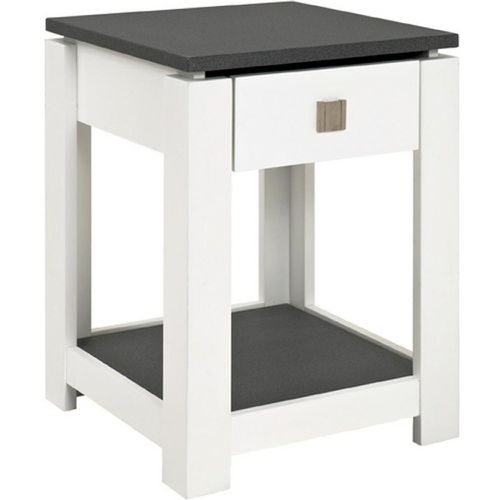 Table d'appoint décor granit 1 tiroir - 3S. x Home - Modalova