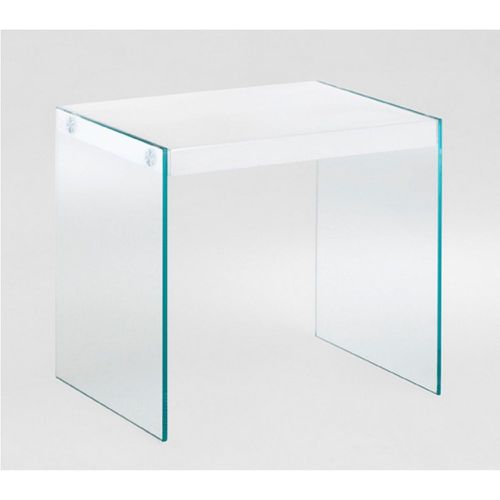 Table d'appoint en verre avec plateau laqué - 3S. x Home - Modalova