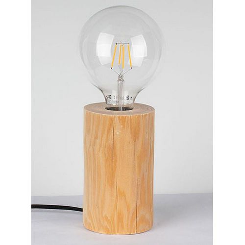 Trabo Lampe de table 1xE27 Max.25W Pin teinté/Noir H15 cm - Britop Lighting - Modalova