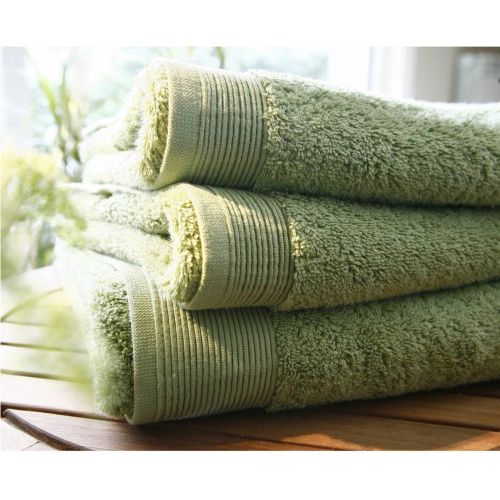 Gant micro-coton 600 grm² uni - Vert - Blanc des Vosges - Modalova