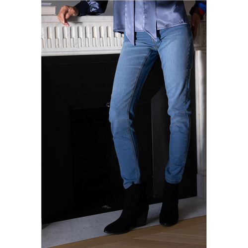 Jean slim Diane bleu moyen - 3S. x Le Vestiaire - Modalova