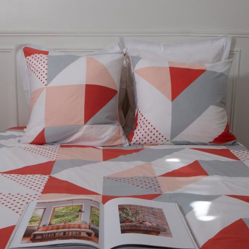 Parure de lit en coton TRIGONE - 3S. x Collection (Nos Imprimés) - Modalova