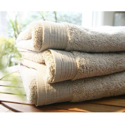 Drap de douche micro-coton 600 gr/m² Sable - Blanc des Vosges - Modalova