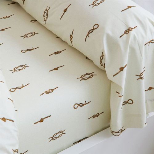 Drap plat AMARRER beige en coton - Becquet - Modalova