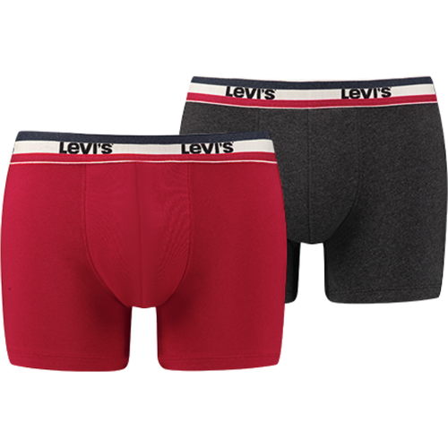 Pack de 2 boxers ceinture élastique en coton - Levi's Underwear - Modalova