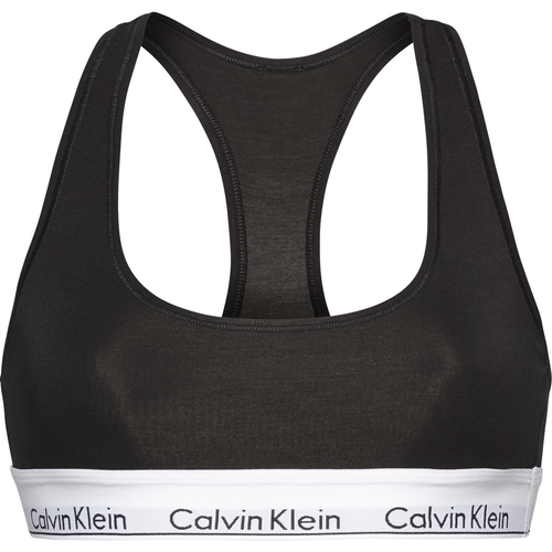 Brassière sans armatures grise en coton - Calvin Klein Underwear - Modalova
