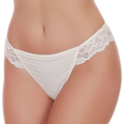 Tanga Elegance blanc - Champagne - Jolidon - Modalova