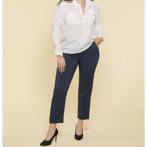 Blouse manches longues ajustables - 3 SUISSES - Modalova
