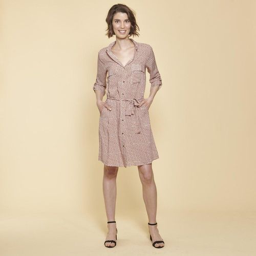 Robe chemise ceinturée imprimée en viscose - 3S. x Le Vestiaire - Modalova