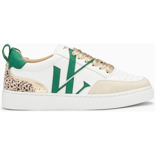 Baskets monogramme et blanc - Vanessa Wu - Modalova