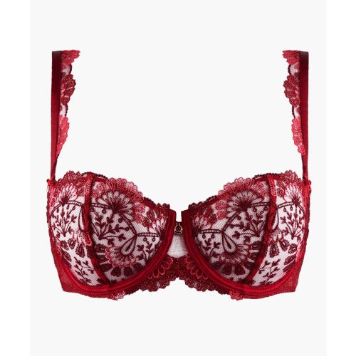 Soutien-gorge corbeille armatures - Rouge - Aubade - Modalova