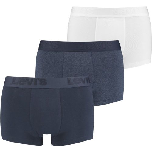 Lot de 3 boxers ceinture elastique - Bleu en coton - Levi's Underwear - Modalova