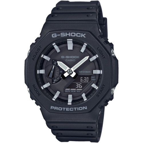 Montre Mixte G- Shock GA-2100-1AER - Bracelet Résine Noir - Casio - Modalova