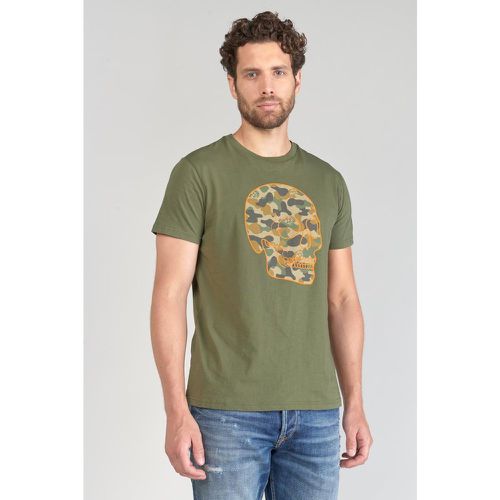 Tee-Shirt MACHIDA vert en coton - Le Temps des Cerises - Modalova