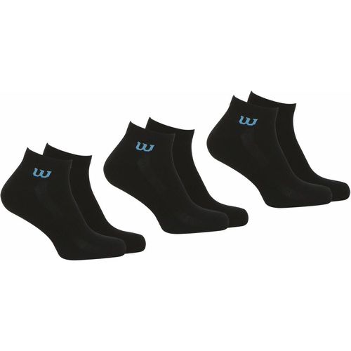 Lot de 3 paires de chaussettes basses Essentiel en coton - Wilson - Modalova