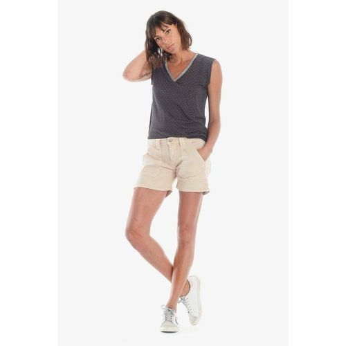 Short en jeans OLSEN2 blanc Lucy - Le Temps des Cerises - Modalova