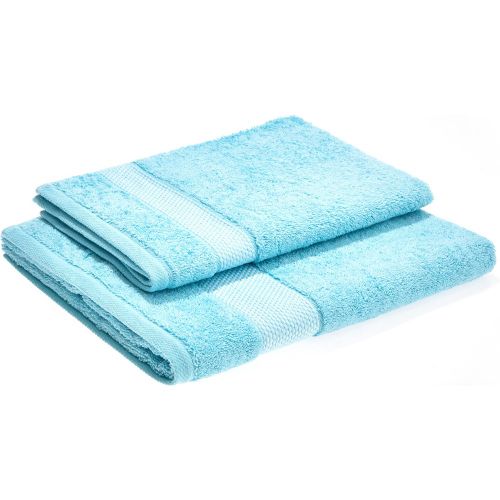 Serviette invité RANGER 620 g/m² - 40x60 + Serviette 56 x 100 cm - Sauge - Cogal - Modalova
