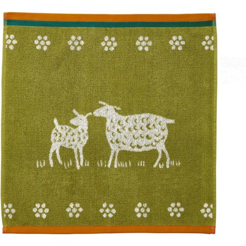Essuie-mains en coton jacquard éponge Mouton 50 x 50 cm - Coucke - Modalova