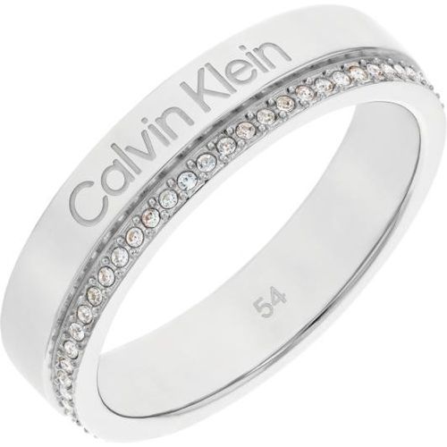 Bague Calvin Klein Minimal Linear - 35000200 Acier - Calvin Klein Bijoux - Modalova