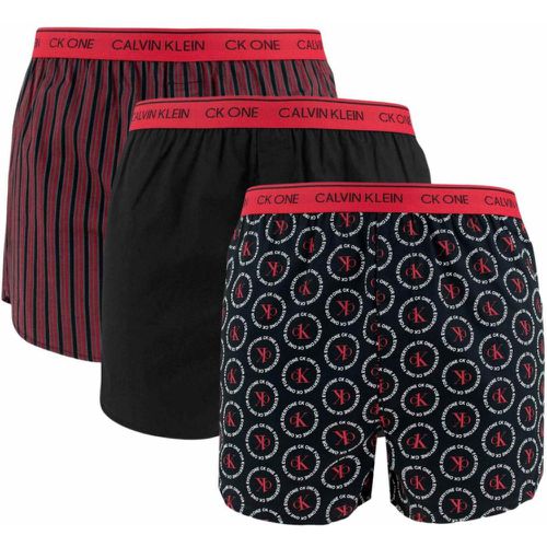 Pack de 3 boxers longs logotés - Calvin Klein Underwear - Modalova