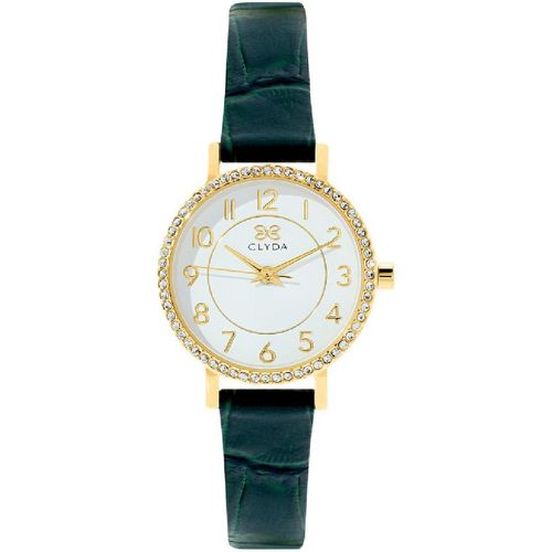 Montre Justine - CLA826DWV Bracelet Cuir - Clyda - Modalova