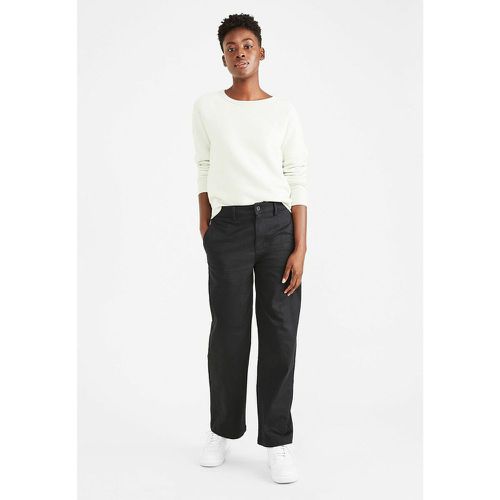 Pantalon droit taille haute en coton - Dockers - Modalova