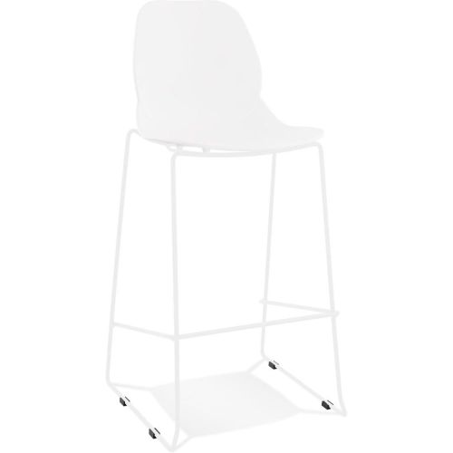 Tabouret de bar design empilable 'BERLIN' avec pied en métal - ALTEREGO - Modalova