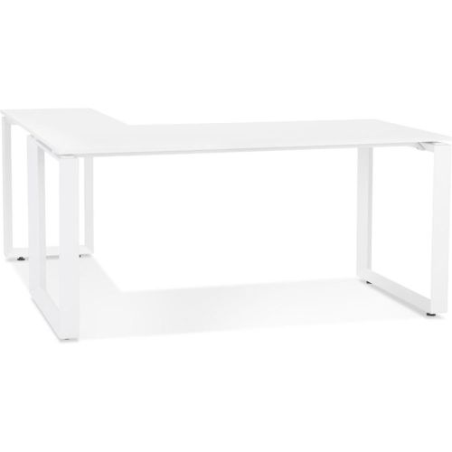 Bureau d'angle design 'BAKUS' en bois et métal - ALTEREGO - Modalova