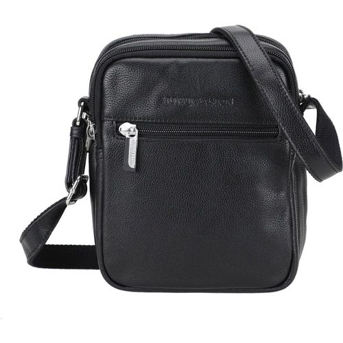 Sac porte travers en cuir noir - Arthur & Aston - Modalova