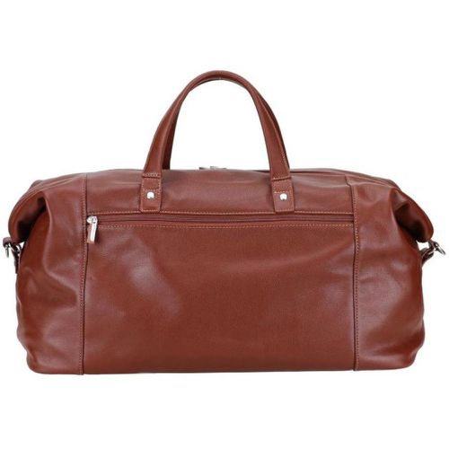 Sac de voyage en cuir cognac - Arthur & Aston - Modalova