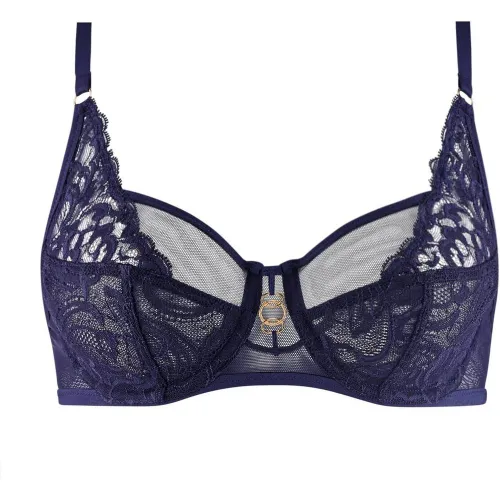 Soutien-gorge emboitant en dentelle bleu - Aubade - Modalova