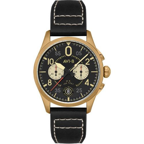 Montre Spitfire Lock Chronograph - AV-4089-07 Bracelet Cuir - Avi-8 - Modalova