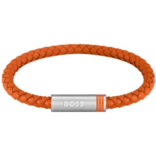 Bracelet Ares Single - 1580625 Cuir, Acier - Boss Bijoux - Modalova