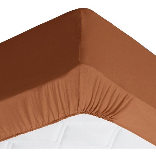 Drap-housse Grand Bonnet en lin lavé noisette - Becquet - Modalova