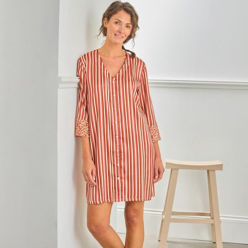 Chemise de nuit PAULETTERAY bois de rose en coton - Becquet - Modalova