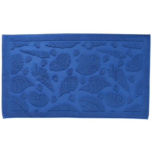 Tapis de bain CRUSTACE bleu en coton - Becquet - Modalova