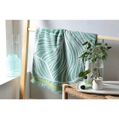 Serviette de bain en coton 450g/m² EUCALYPTUS - vert - Becquet - Modalova